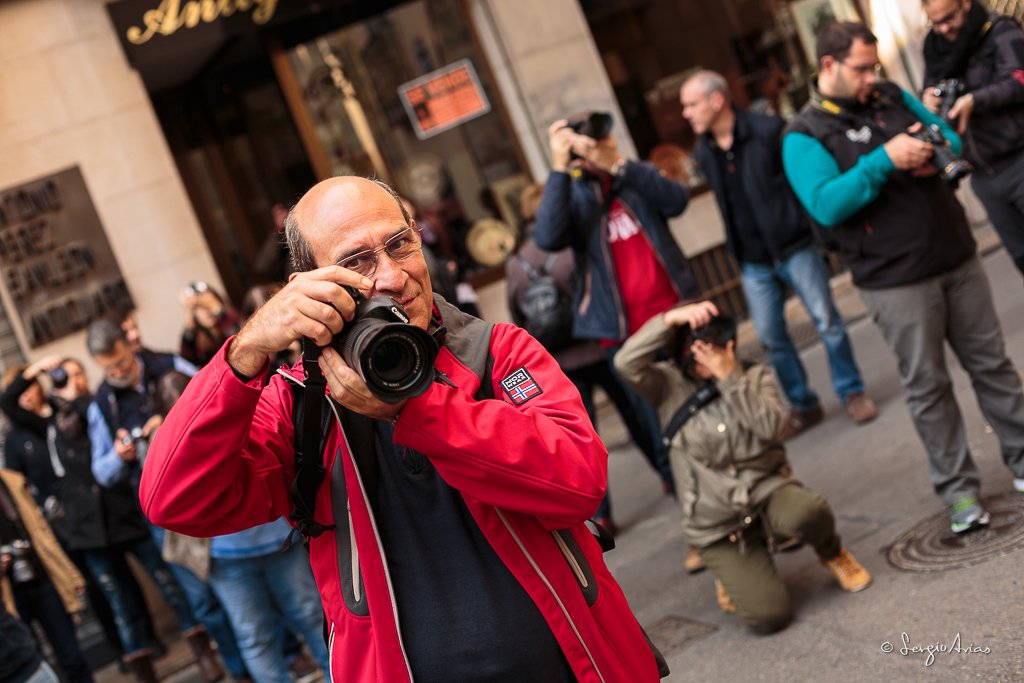 Gran afluencia de gente en los fotowalks