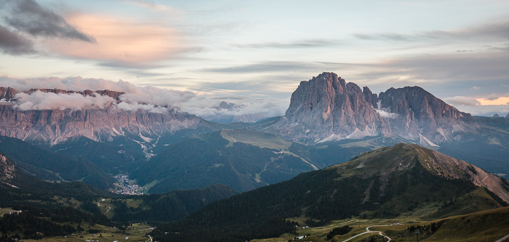 La Marmolada y al Sassolungo