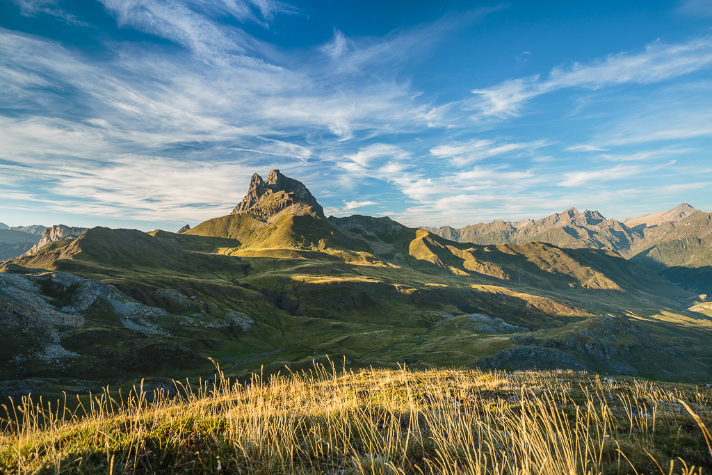Midi d'Ossau, frontera entre España y Francia