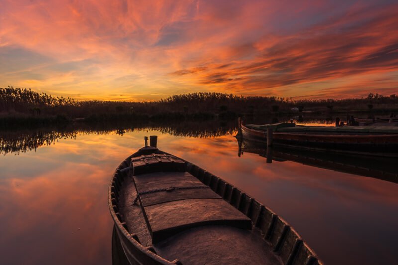 Atardecer en la Albufera (Puerto de Catarroja)