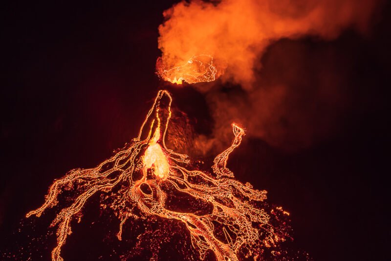 Volcán Fagradalsfjall (Islandia)