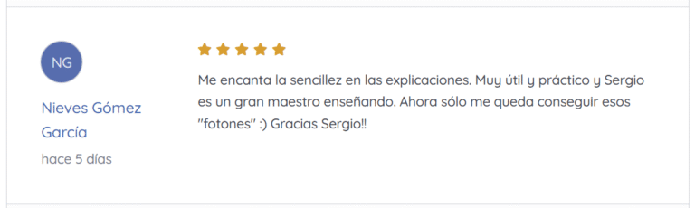 Reseña - La exposición perfecta (curso online para aprender a medir la luz)