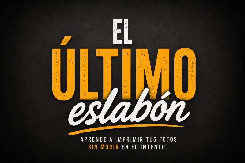 El último eslabón (aprende a imprimir tus fotos sin morir en el intento)